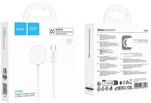 HOCO ładowarka indukcyjna Typ C kompatyblina z APPLE Watch i SAMSUNG Watch CW59 biała 2