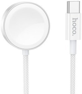 HOCO ładowarka indukcyjna Typ C kompatyblina z APPLE Watch i SAMSUNG Watch CW59 biała 3