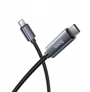 Kabel USB Hoco USB-C - USB-C 1 m Czarny 6
