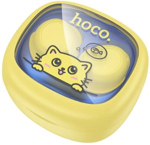 HOCO słuchawki bezprzewodowe bluetooth TWS dla dzieci EW111 żółte 2