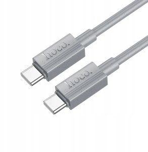 Kabel USB Hoco USB-C - USB-C 1 m Szary 4