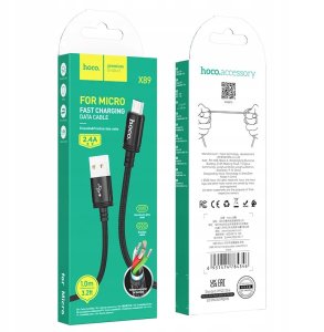 Kabel USB Hoco USB-A - USB-C 1 m Czarny 5
