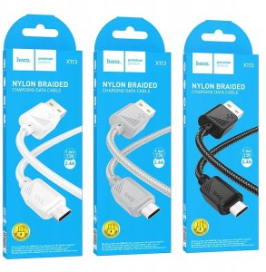 Kabel USB Hoco USB-A - microUSB 1 m Szary 5