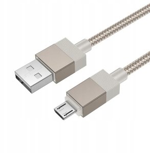 Kabel USB Hoco USB-A - microUSB 1 m Złoty 2