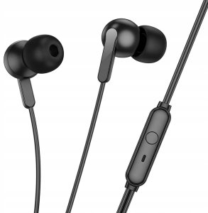 HOCO słuchawki przewodowe Jack 3,5 mm z mikrofonem M124 białe 1