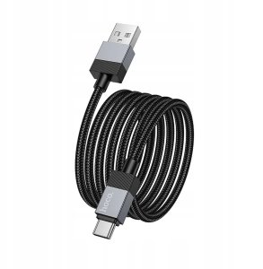 Kabel USB Hoco USB-A - USB-C 1 m Czarny 2