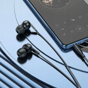 HOCO słuchawki przewodowe Jack 3,5 mm z mikrofonem M124 czarne 5