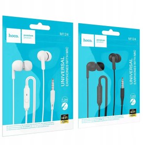 HOCO słuchawki przewodowe Jack 3,5 mm z mikrofonem M124 czarne 7