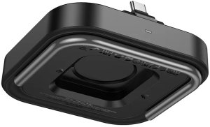 HOCO ładowarka biurkowa 2w1 Typ C + ładowanie bezprzewodowe 5W PD QC 3A 30W CQ16B czarna 2