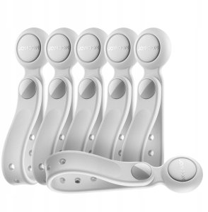 Opaska na kable Joyroom JR-ZS422 silikonowa, z magnesem, zestaw 6 sztuk - biała 1