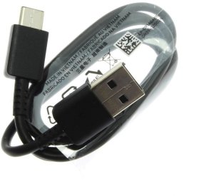 Kabel USB Samsung USB-A - USB-C 0.8 m Czarny (8596311066658) 2