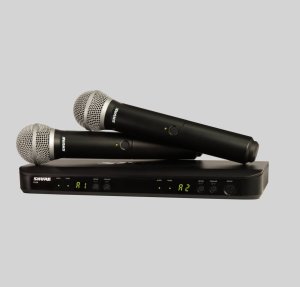 BLX288E/PG58-H8E - System bezprzewodowy z podwójnym odbiornikiem i mikrofonami PGA58 (518-542 MHz) 5