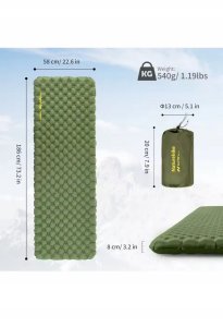 Materac Naturehike TUYE R 4.6 CNK2450WS014 square regular wide-army green 2