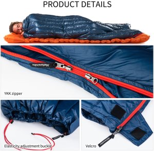 Śpiwór Cw400 Duck Down NH18Y011-R-Navy NATUREHIKE 2