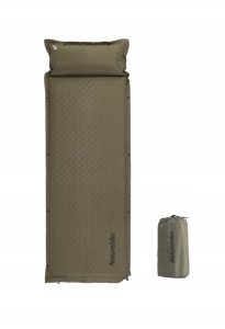 Mata samopompująca d01 pillow single 3cm cnk2300dz014-army green NATUREHIKE 1