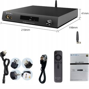 S.M.S.L DL200 wzmacniacz słuchawkowy audio ES9039Q2M 68kHz/32bit BT 4