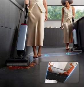 Odkurzacz pionowy Tineco Floor One S9 Artist odkurzacz 2w1 na mokro/sucho 50min pracy 180W 3