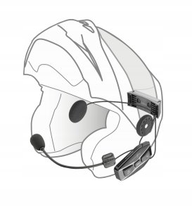 Interkom Cellularline INTERPHOUCOM16TP Mesh 2.0 BT IP67 zasięg 1,6km 3