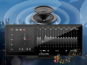 Carpuride W103 Pro Przenośne Radio Samochodowe Carplay/Android 10,3'' 1080P 2