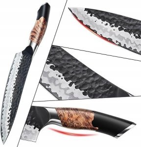 SHAN ZU Zestaw noży 7-częściowy japoński zestaw noży kuchennych z blokiem 2