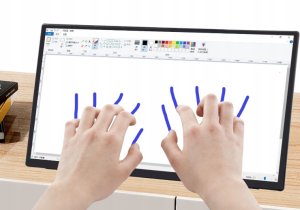 GeeekPi Przenośny monitor 18,5'' 1920x1080 IPS ekran dotykowy 120 Hz 1080p 2