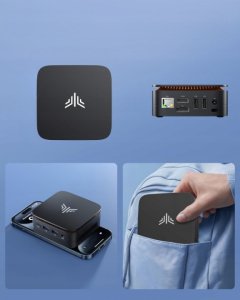 NiPoGi E1 Mini PC Intel Twin Lake N150 obsługuje W-11 Pro 3