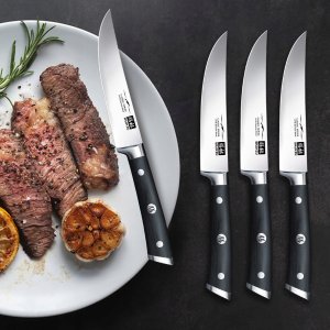 SHAN ZU 14-częściowy zestaw noży kuchennych z blokiem 6