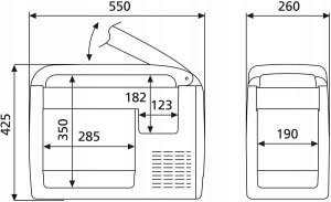 Dometic CoolFreeze CDF 26 przenośna lodówko-zamrażarka kompresorowa 21L 4