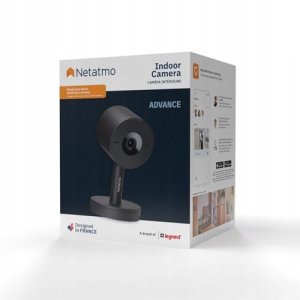 Netatmo Inteligentna kamera wewnętrzna 2K HDR 30 kl./s Zoom X16 2 karty SD 2