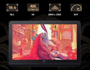 XPPen tablet graficzny 4K 18,4" Artist Pro 19 Gen2 rysik 16K X3 Pro sRGB 4