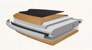 ALLPICK Zestaw Deska SUP Premium z Akcesoriami pomarańczowa 180kg 2