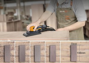 MAXXT bezszczotkowa szlifierka mimośrodowa 3mm 350W 4000-10000obr/mn 198x70 3