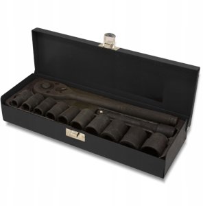 Zestaw narzędzi udarowych 12el. 1/2" (6-kątnych) (10-24mm) 3