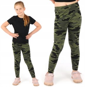 Legginsy dziecięce Klasyczne długie getry Produkt Polski Moro 128 1