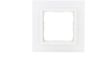 VENA2 Ramka pojedyncza szkło Xglass akrylowe białe + biały 5204181 1
