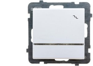 SONATA Łącznik schodowy z podświetleniem niebieskim biały mat ŁP-3RS/m/75 1