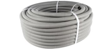 Peszel z pilotem, rura karbowana do kabla PCV Fi 25mm 320N, długość 50m 1