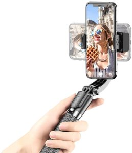 Mocco Gimbal 4in1 Universal Selfie Stick with 1x Axis Stabilizer / Tripod Stand / Bluetooth Remote Control 1