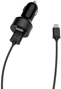 Devia Smart Series Premium Car charger 2 x USB 2.4A + Micro USB Cable 1m Black 2