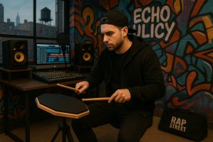 V-TONE PDS8 BK pad perkusyjny do ćwiczeń czarny 8 2