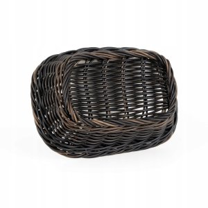 Koszyk prostokątny z polirattanu 190x130x60 mm, czarnobrązowy | TECHNICA, Gold Line 5