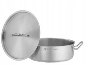 Garnek niski 3,6 l o średnicy 240 mm z pokrywką ze stali nierdzewnej | PRESTONA, 210122 4