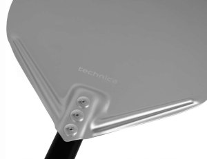 Łopata do pizzy z anodowanego aluminium z aluminiowym uchwytem, kwadratowa, 310x355x1200 mm | TECHNICA, Pizza Line 2