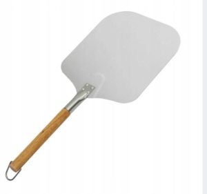 Łopata do pizzy z drewnianym uchwytem, kwadratowa, 310x355x660 mm | TECHNICA, Pizza Line 5