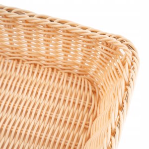 Koszyk prostokątny z polirattanu GN 1/1 530x325x65 mm, beżowy | TECHNICA, Gold Line 3