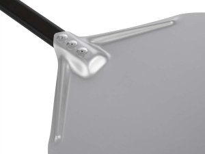 Łopata do pizzy z anodowanego aluminium z aluminiowym uchwytem, kwadratowa, 355x405x1500 mm | TECHNICA, Pizza Line 3