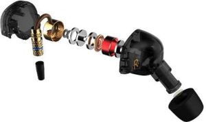 Słuchawki KZ ATE czarne 7