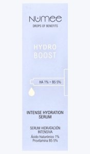 Numee Drops of Benefits Hydro Boost Serum intensywnie nawilżające Kwas Hialuronowy + B5 30ml 3