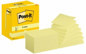 Post-It 7100290186, Rectangle, Yellow, Paper, 76 mm, 127 mm, 100 sheets 1