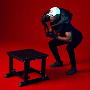 Regulowana skrzynia Plyobox czarna stal 300 kg 2